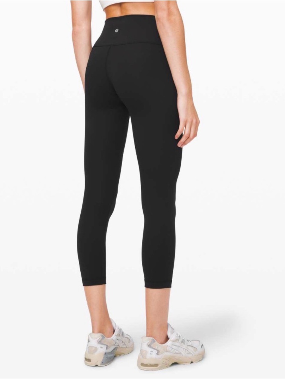 Lululemon Wunder Under Crop High-Rise *Full-On Luxtreme 23", size 14